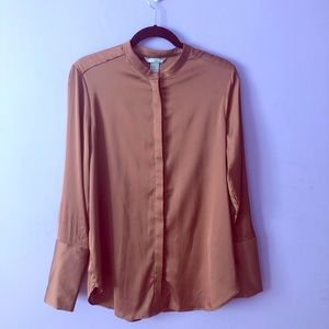 Satin shirt from H&M